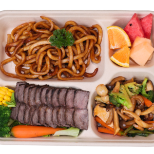 Set #4 Bò nướng sốt kem nấm